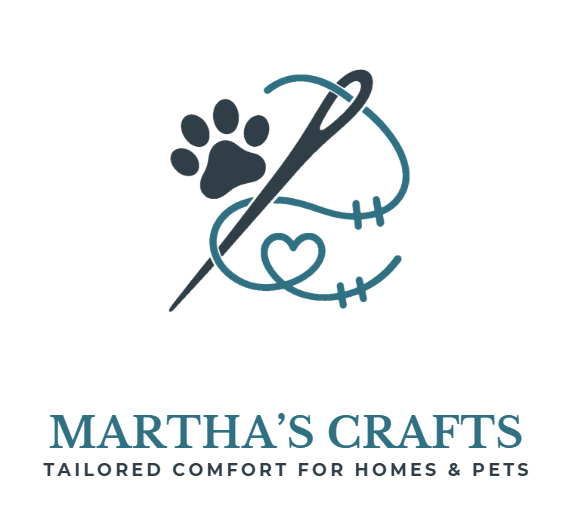 Martha’s original paw and needle logo